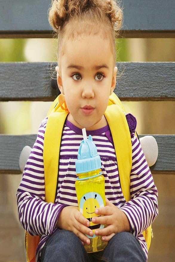 Buy Skip Hop Zoo Straw Bottle Bee 390ml | Yallatoys.com