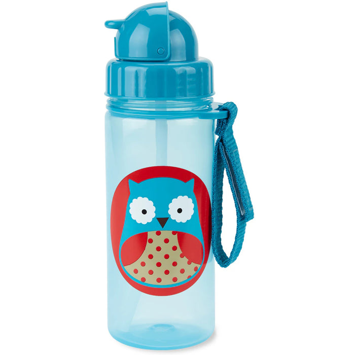Buy Skip Hop Zoo Straw Bottle Owl 390ml | Yallatoys.com