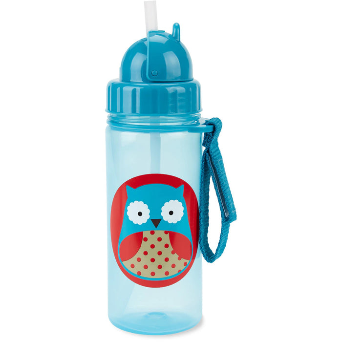 Buy Skip Hop Zoo Straw Bottle Owl 390ml | Yallatoys.com
