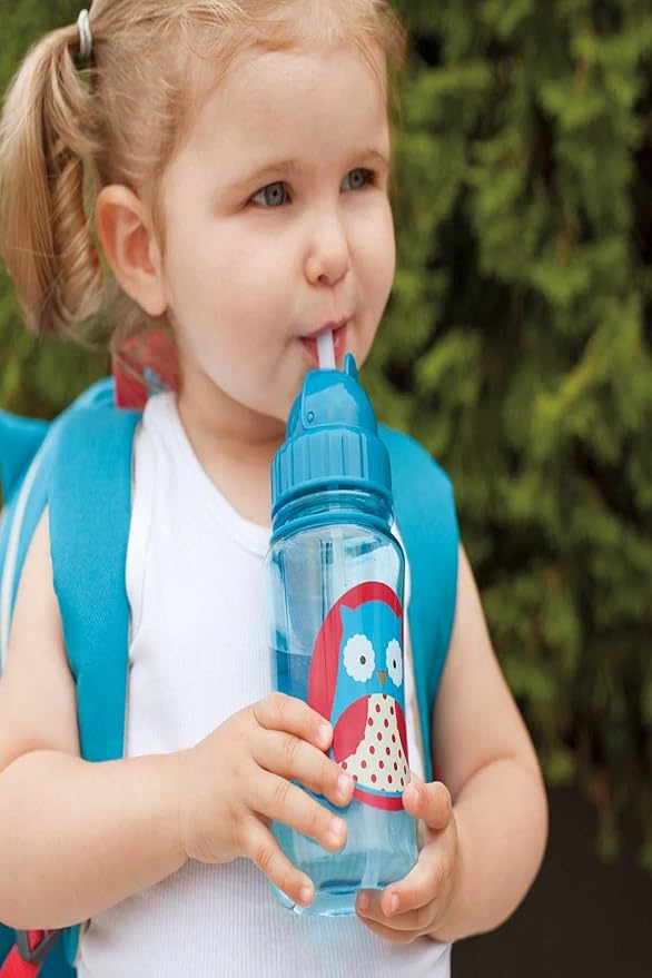 Buy Skip Hop Zoo Straw Bottle Owl 390ml | Yallatoys.com