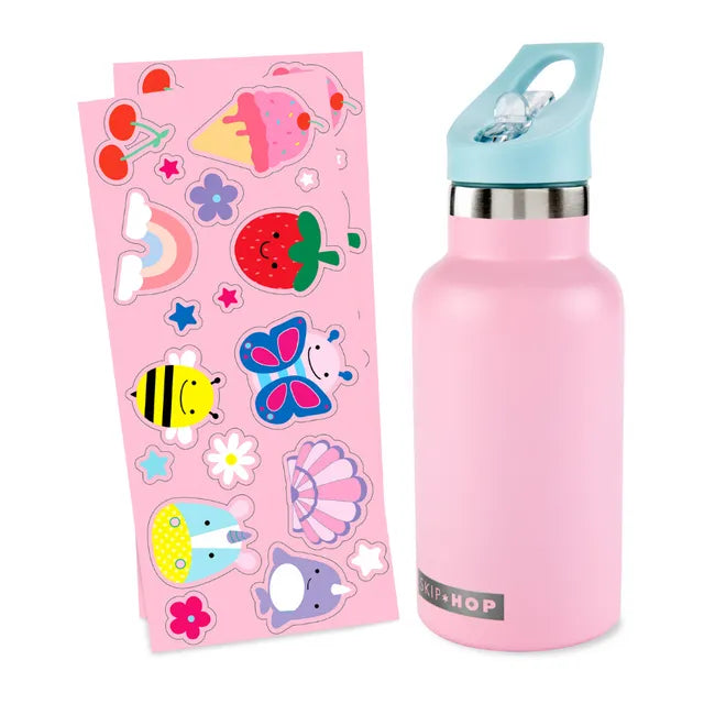 Buy Skip Hop Stainless Steel Canteen Bottle Pink | Yallatoys.com