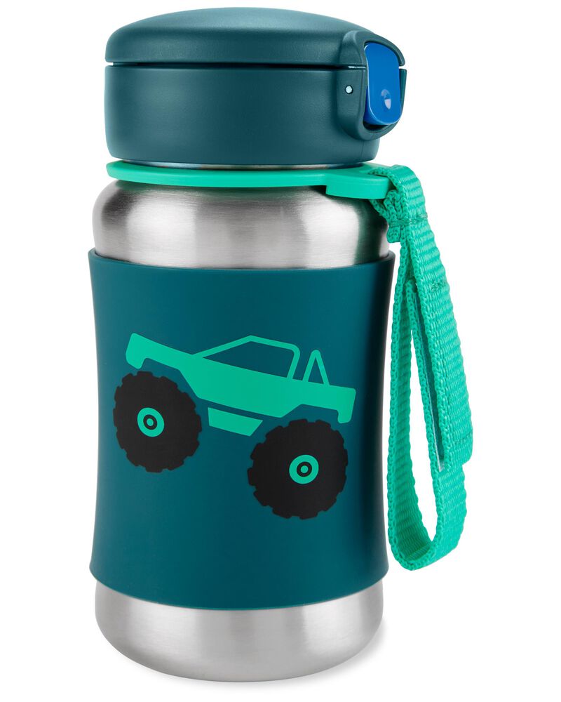 Buy Skip Hop Spark Style Stainless Steel Straw BottleTruck 350ml | Yallatoys.com