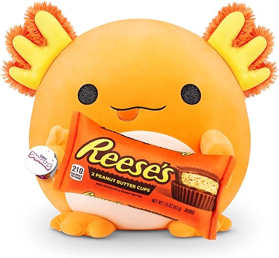 Buy Snackles Axolotl Holding Reese's Plush Toy | Yallatoys.com