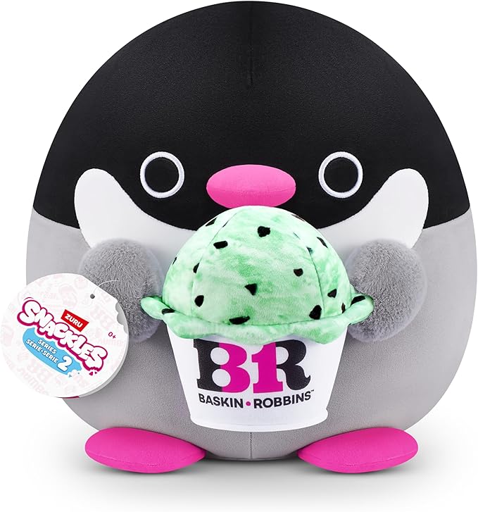 Buy Snackles Series 2 Penguin & Baskin-Robbin 14inch Plush | Yallatoys.com
