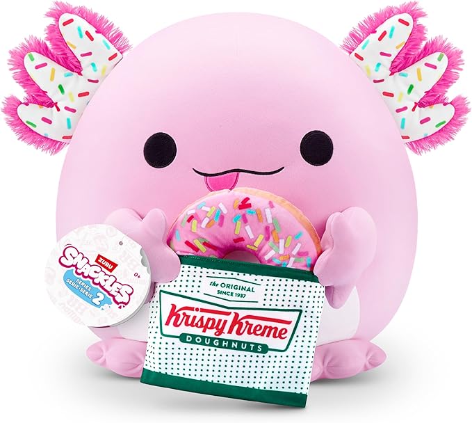 Buy Snackles Series 2 Axolotl & Krispy Kreme 14inch Plush | Yallatoys.com