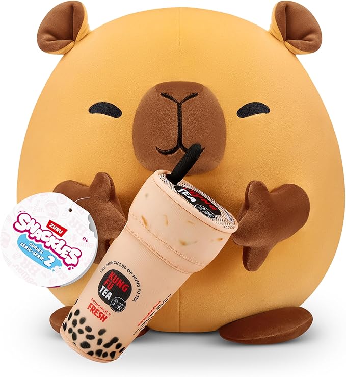 Buy Snackles Series 2 Capybara & Boba 8inch Plush | Yallatoys.com