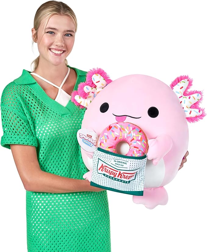 Buy Snackles Series 2 Axolotl & Krispy Kreme 16 Inch Plush | Yallatoys.com