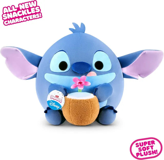 Buy Snackles Disney Plush Toy With Snack Accessory Stitch 14 Inch | Yallatoys.com