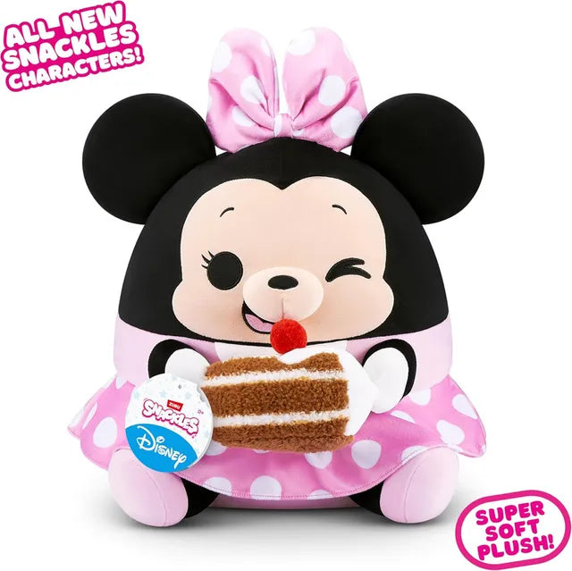 Buy Snackles Disney Plush Toy With Snack Accessory Minnie 14 Inch | Yallatoys.com