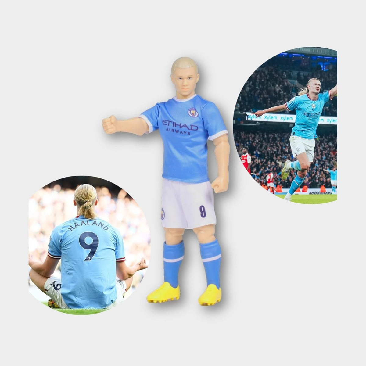 Buy Sockers Erling Haaland Action Figure 30cm | Yallatoys.com