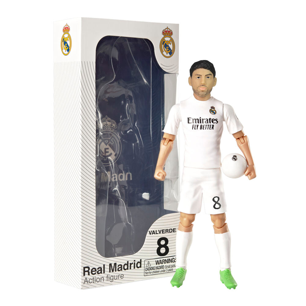 Buy Sockers Banbo Real Madrid Federico Valverde Figure 20cm | Yallatoys.com
