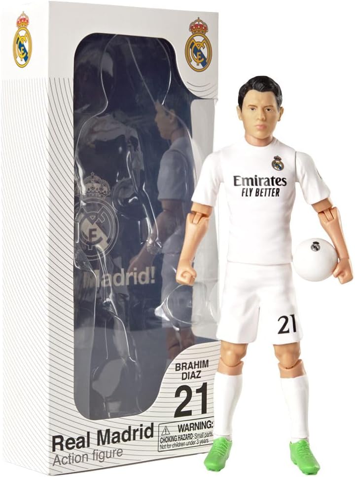 Buy Sockers Banbo Real Madrid CF Brahim Diaz Figure 20cm | Yallatoys.com