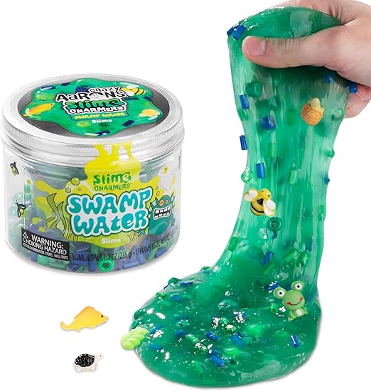 Buy Crazy aarons slime charmers swamp water saspberry scented slime with charms  | Yallatoys.com
