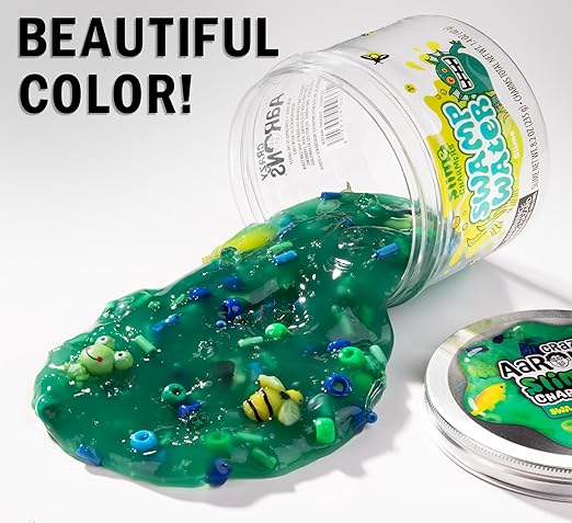 Buy Crazy aarons slime charmers swamp water saspberry scented slime with charms  | Yallatoys.com