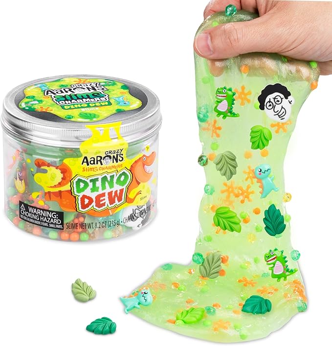 Buy Crazy aarons slime charmers dino dew bright green water slime | Yallatoys.com