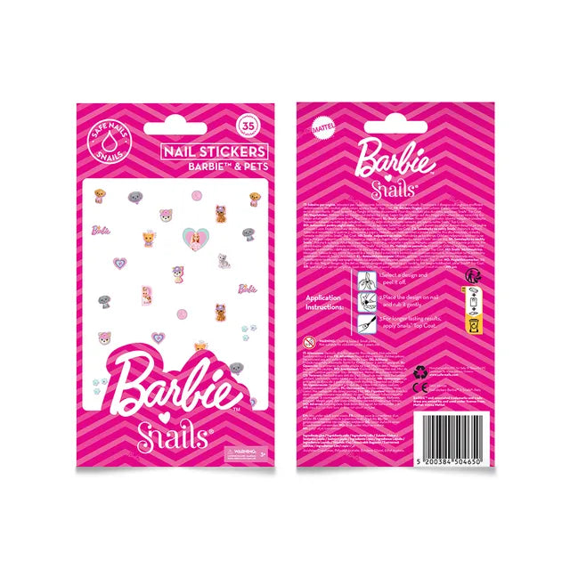 Buy Snails Barbie Nail Stickers Pets 35 Pcs | Yallatoys.com