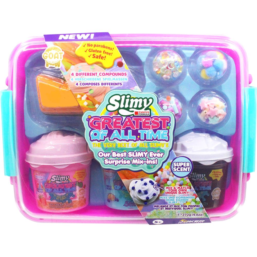 Buy Slimy Greatest Of All Time Slime With Mix Ins Gift Set (Sold Separately Subjected To Availability) | Yallatoys.com