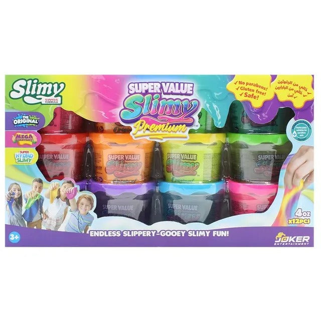 Buy Slimy Super Value Slimy 12pcs | Yallatoys.com