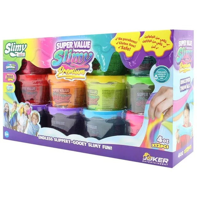 Buy Slimy Super Value Slimy 12pcs | Yallatoys.com