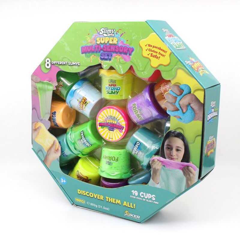 Buy Slimy Super Multi Sensory Set Octagon Version 19Pcs | Yallatoys.com