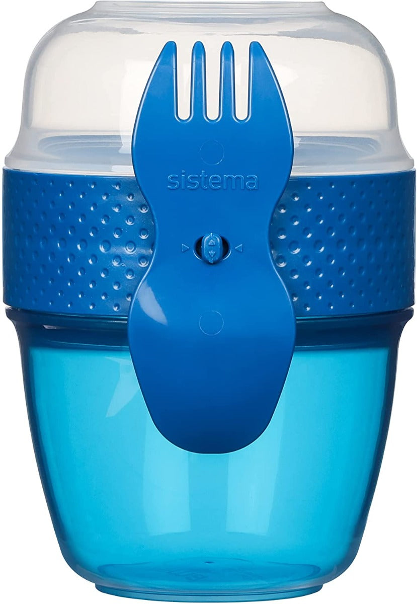 Buy Sistem 515ml Snack Capsule TO GO Lunch Box Blue | Yallatoys.com
