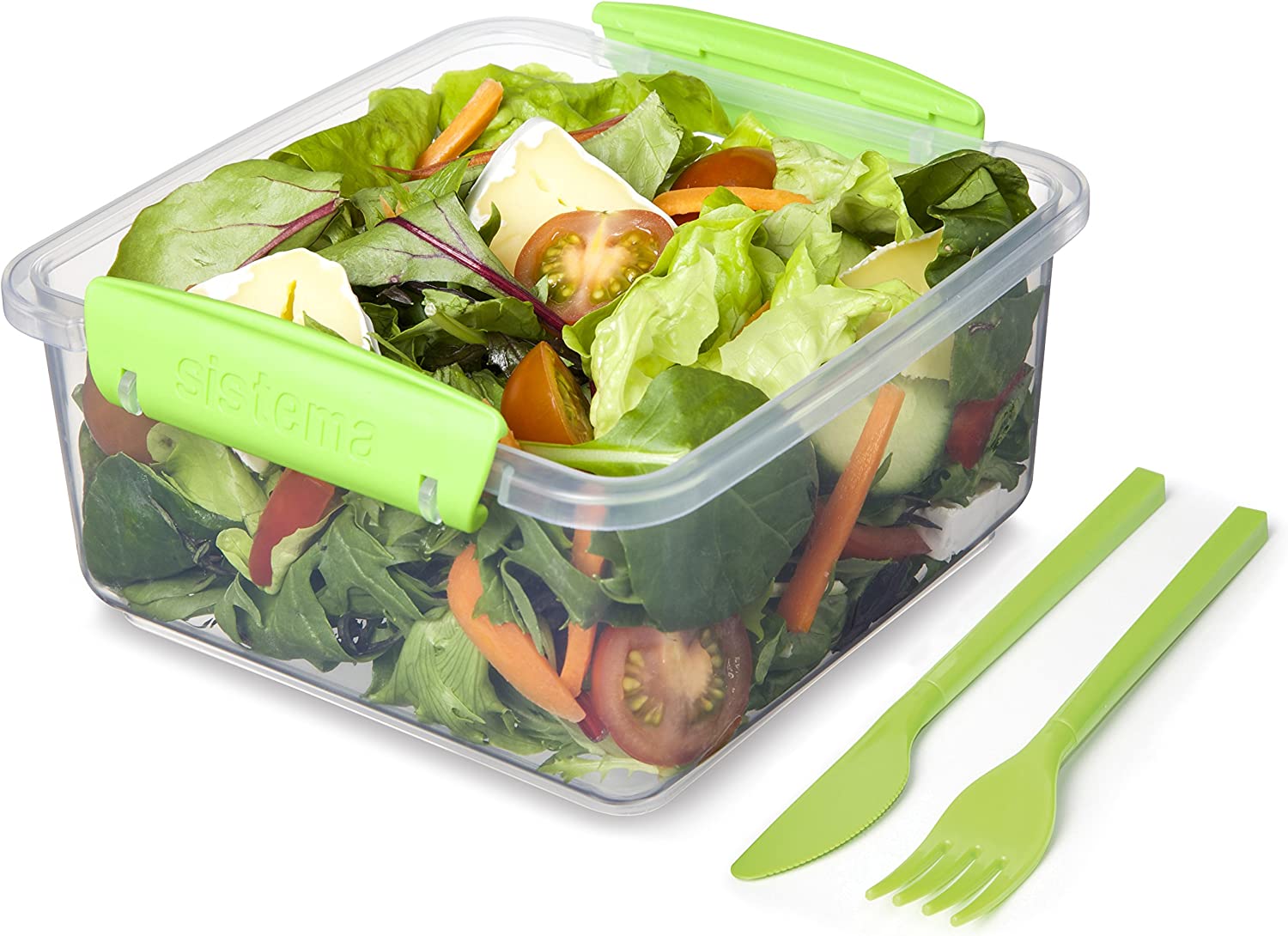 Buy Sistema Klip It Lunch Plus to Go Container 1.2L Lunch Box Green | Yallatoys.com