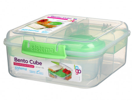 Buy Sistema 1.25L Bento Cube To Go Lunch Box (Sold Separately Subject To Availability) | Yallatoys.com