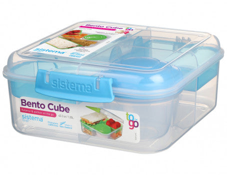 Buy Sistema 1.25L Bento Cube To Go Lunch Box (Sold Separately Subject To Availability) | Yallatoys.com