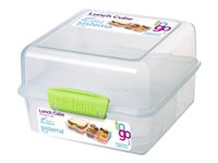 Buy Sistema Lunch Cube To Go 1.4L Lunch Box Green | Yallatoys.com
