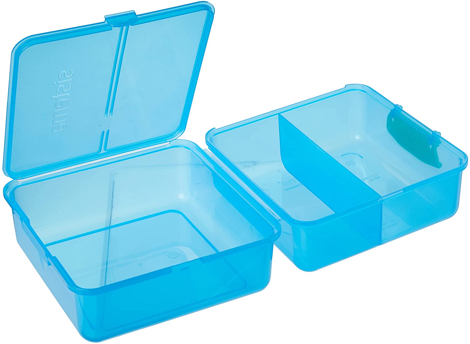 Buy Sistema Lunch Box with Compartments 1.4L Lunch Cube Blue | Yallatoys.com