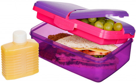 Buy Sistema 1.5L Slimline Quaddie Lunch Box (Sold Separately Subject To Availability) | Yallatoys.com