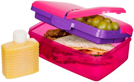 Buy Sistema 1.5L Slimline Quaddie Lunch Box (Sold Separately Subject To Availability) | Yallatoys.com