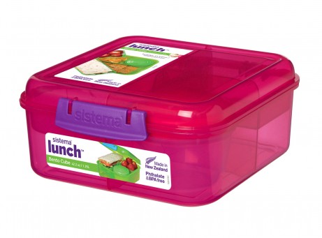 Buy Sistema 1.25L Bento Cube Lunch Box (Sold Separately Subject To Availability) | Yallatoys.com