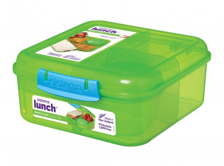 Buy Sistema 1.25L Bento Cube Lunch Box (Sold Separately Subject To Availability) | Yallatoys.com