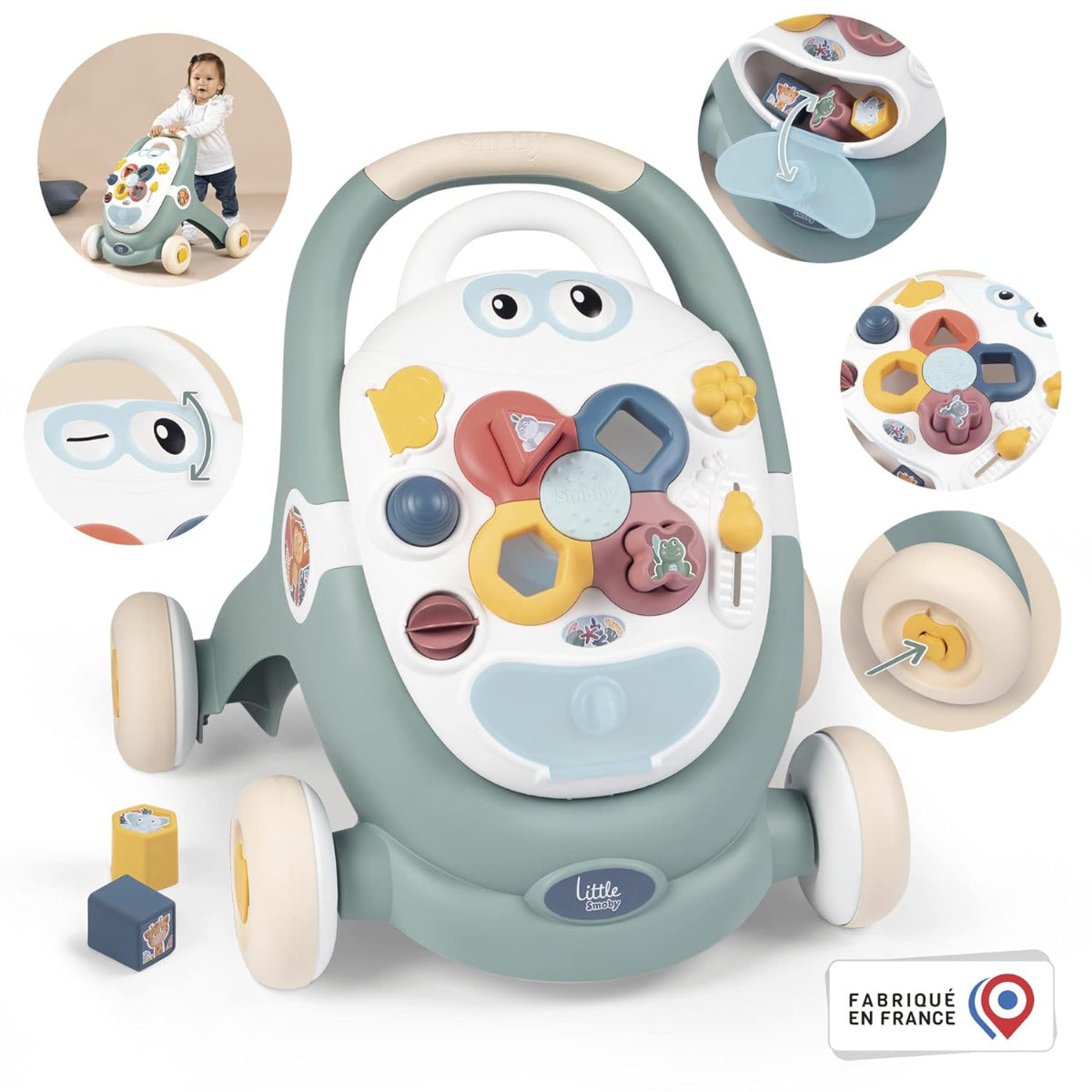 Buy Smoby Little 3 in 1 Trotty Walker | Yallatoys.com