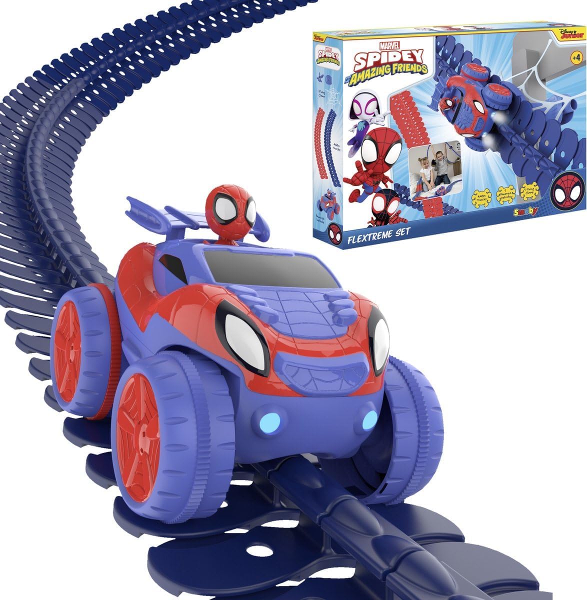 Buy Smoby Spidey Flextreme Car Track Discovery Set | Yallatoys.com