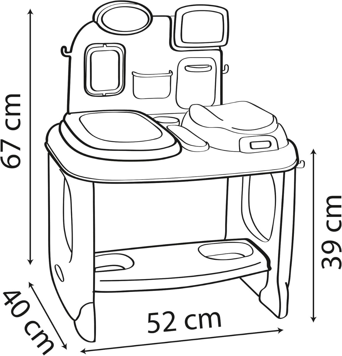 Buy Smoby Baby Care Center for Baby Dolls Care | Yallatoys.com