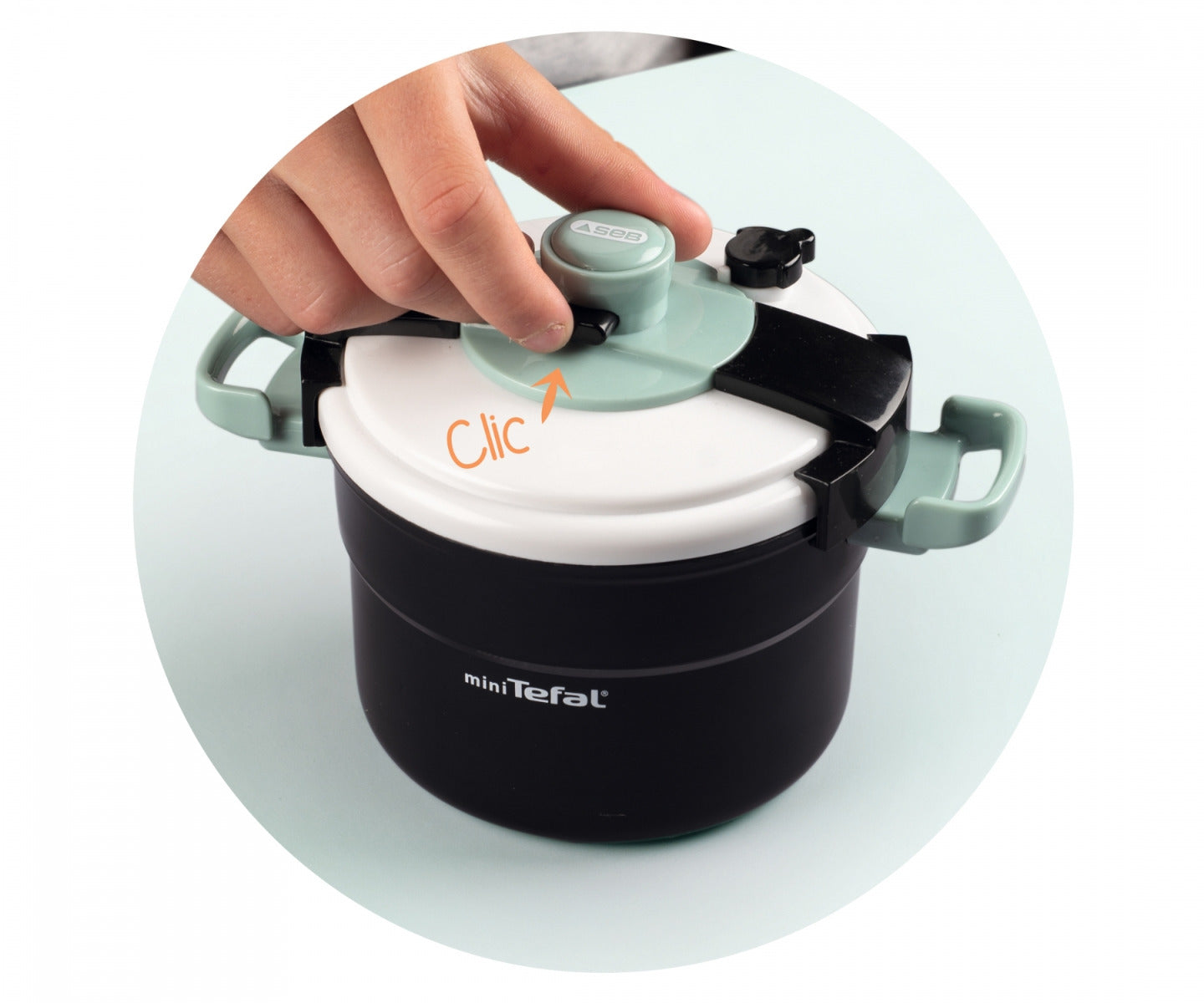Buy Smoby Tefal Clipso Pressure Cooker Black | Yallatoys.com