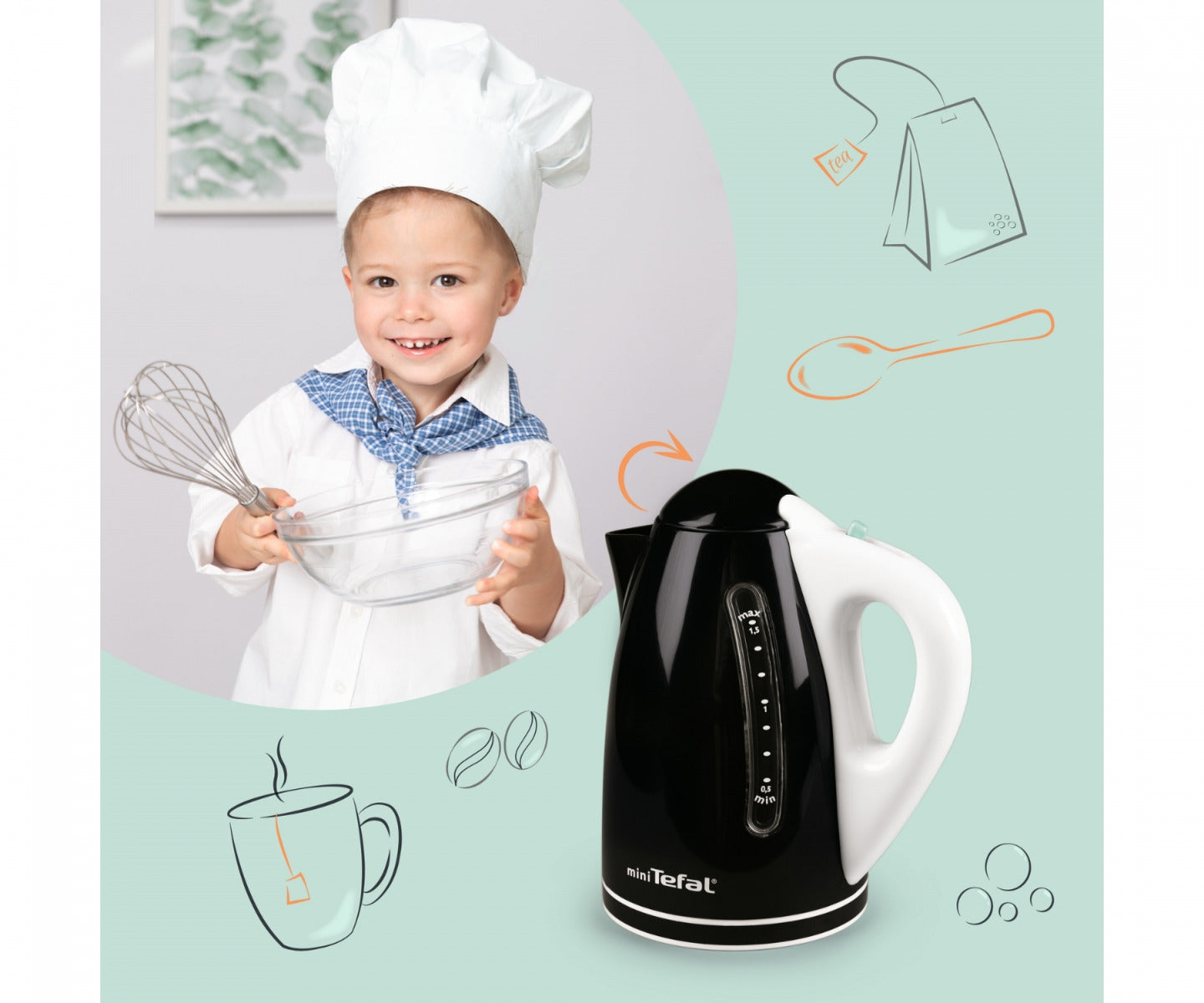 Buy Smoby Tefal Kettle Express | Yallatoys.com