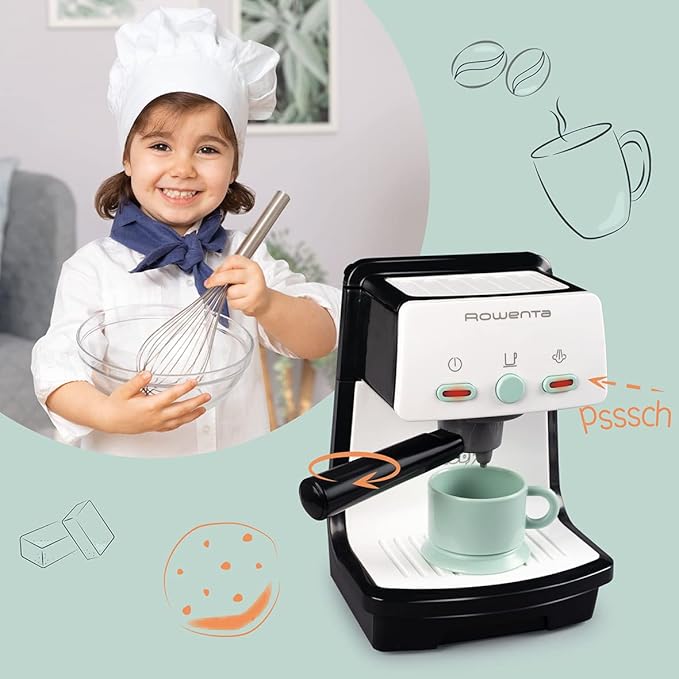 Buy Smoby Rowenta Espresso Childrens Coffee Machine | Yallatoys.com