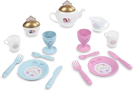 Buy Smoby Disney Princess Tea Trolley 17pcs | Yallatoys.com