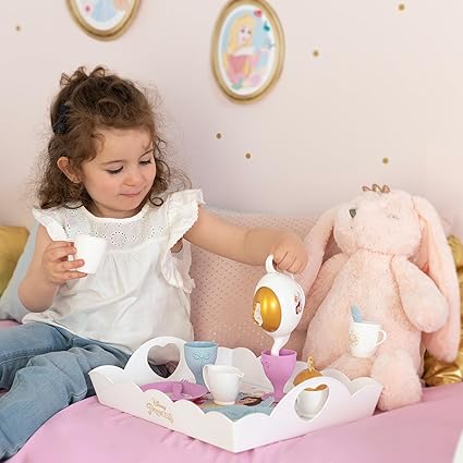Buy Smoby Disney Princess Tea Trolley 17pcs | Yallatoys.com