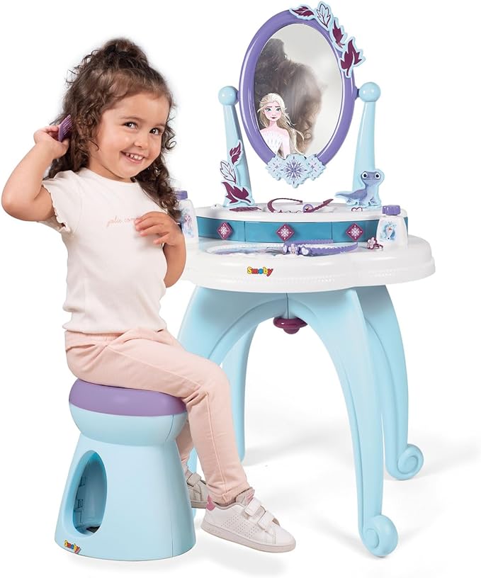 Buy Smoby Frozen Dressing Table with Lots of Accessories Disney Frozen Design | Yallatoys.com