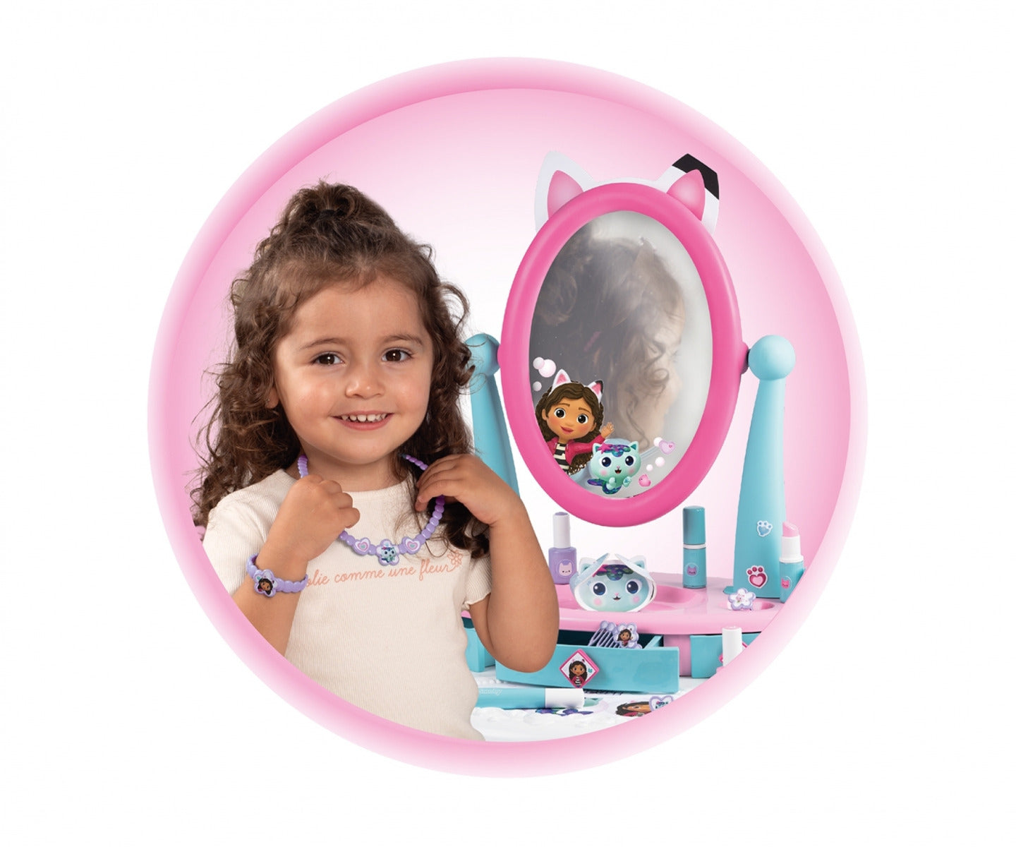 Buy Smoby Gabbys Dollhouse Tabletop Dressing Table | Yallatoys.com