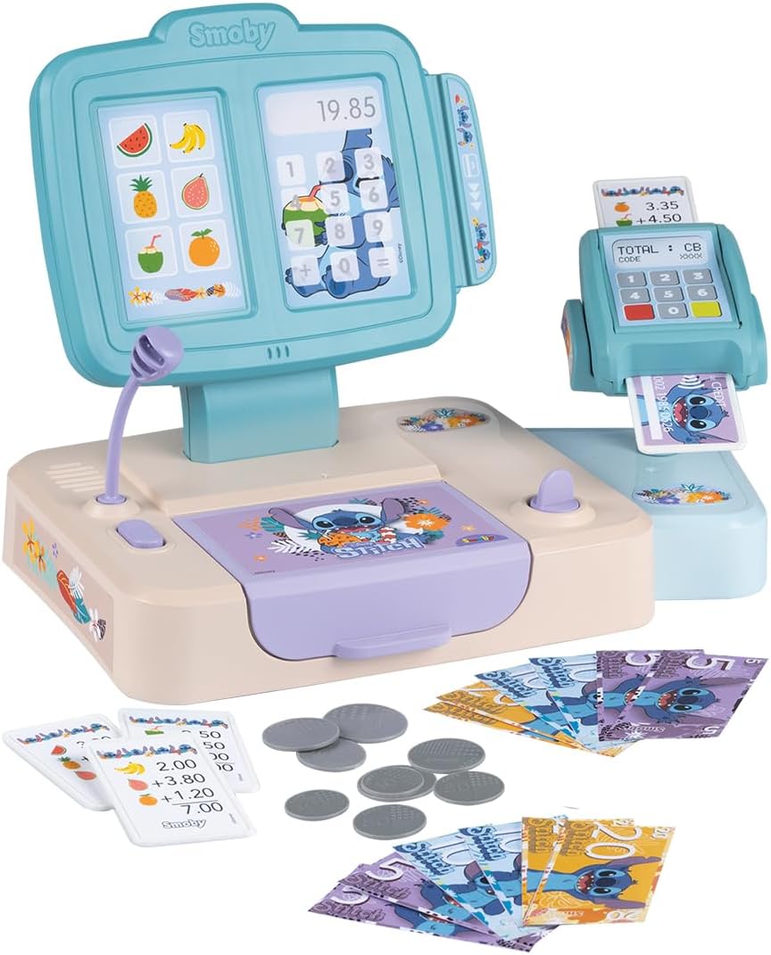 Buy Smoby Stitch Electronic Cash Register | Yallatoys.com