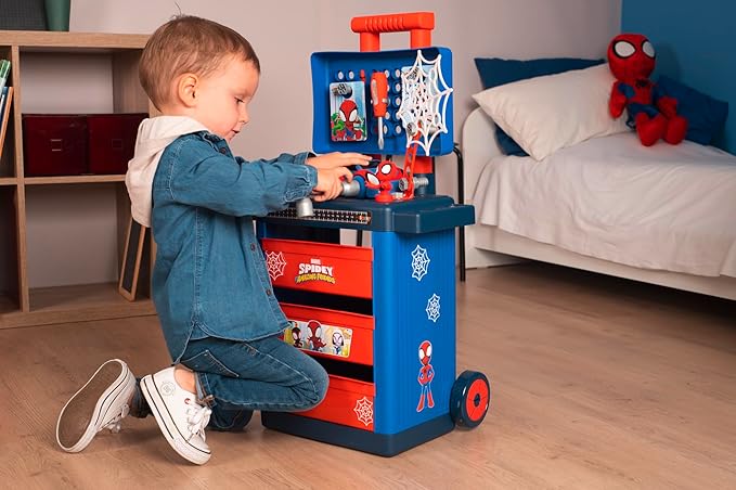 Buy Smoby Spidey Workshop Bench with Tools | Yallatoys.com