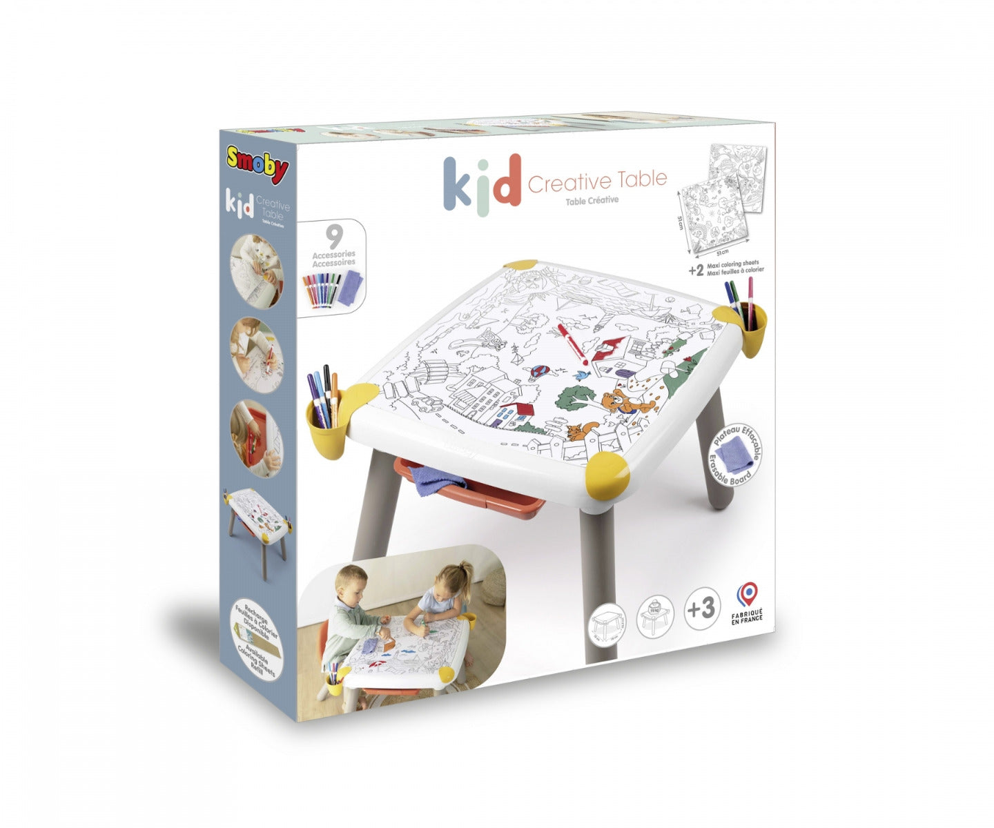 Buy Smoby Kid Creative Table | Yallatoys.com