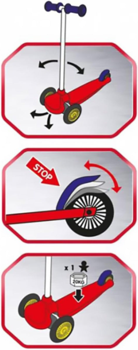 Buy Smoby Cars 3W Twist Scooter | Yallatoys.com