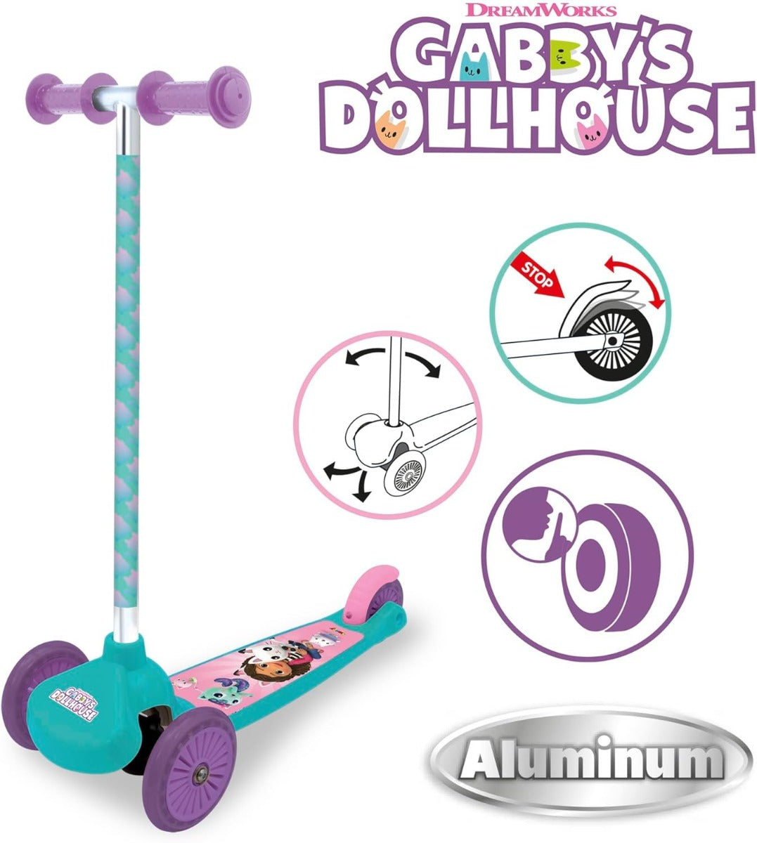 Buy Smoby Gabby 3 Wheel Twist Scooter | Yallatoys.com
