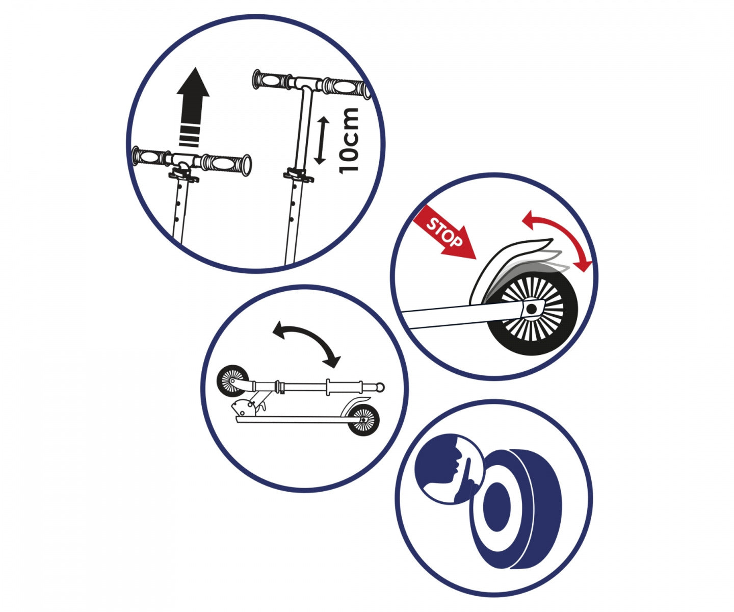 Buy Smoby Spidey 2 Wheels Foldable Scooter | Yallatoys.com